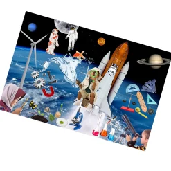 Educators Resource Mojo Science Discovery 48-Piece Jumbo Photographic Floor Puzzle* Puzzles