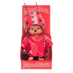 Calendar Holdings, LLC Monchhichi Ladybug Raincoat Plush Doll* Stuffed Animals|Stuffed Animals & Plush Toys