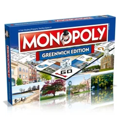 Flat River Group Monopoly Greenwich Edition - The Fast-Dealing Property Trading Board Game* Board Games|Role-Playing Games