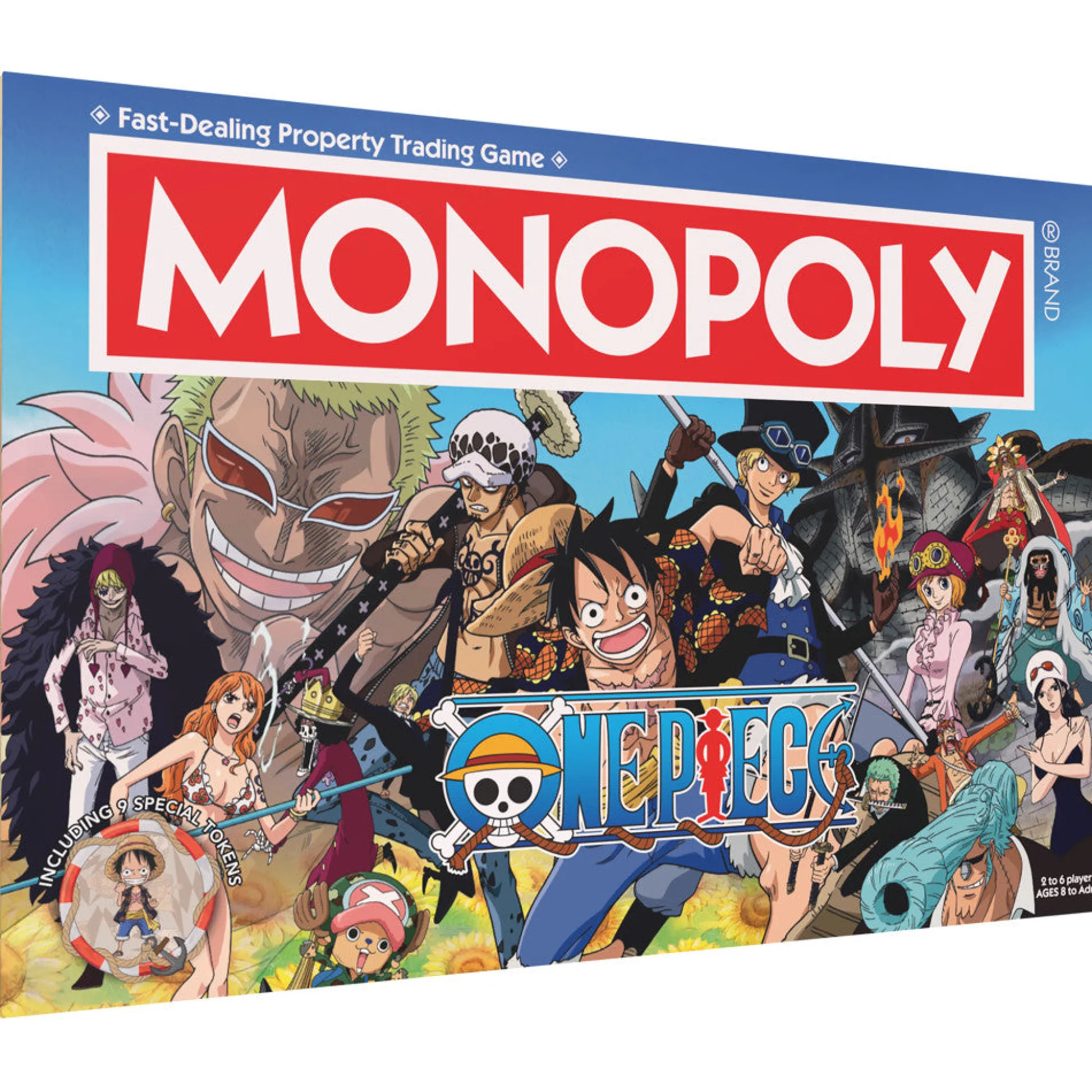 Flat River Group MONOPOLY One Piece Dressrosa Edition - Collectible Board Game, Ages 8+* Role-Playing Games|Board Games