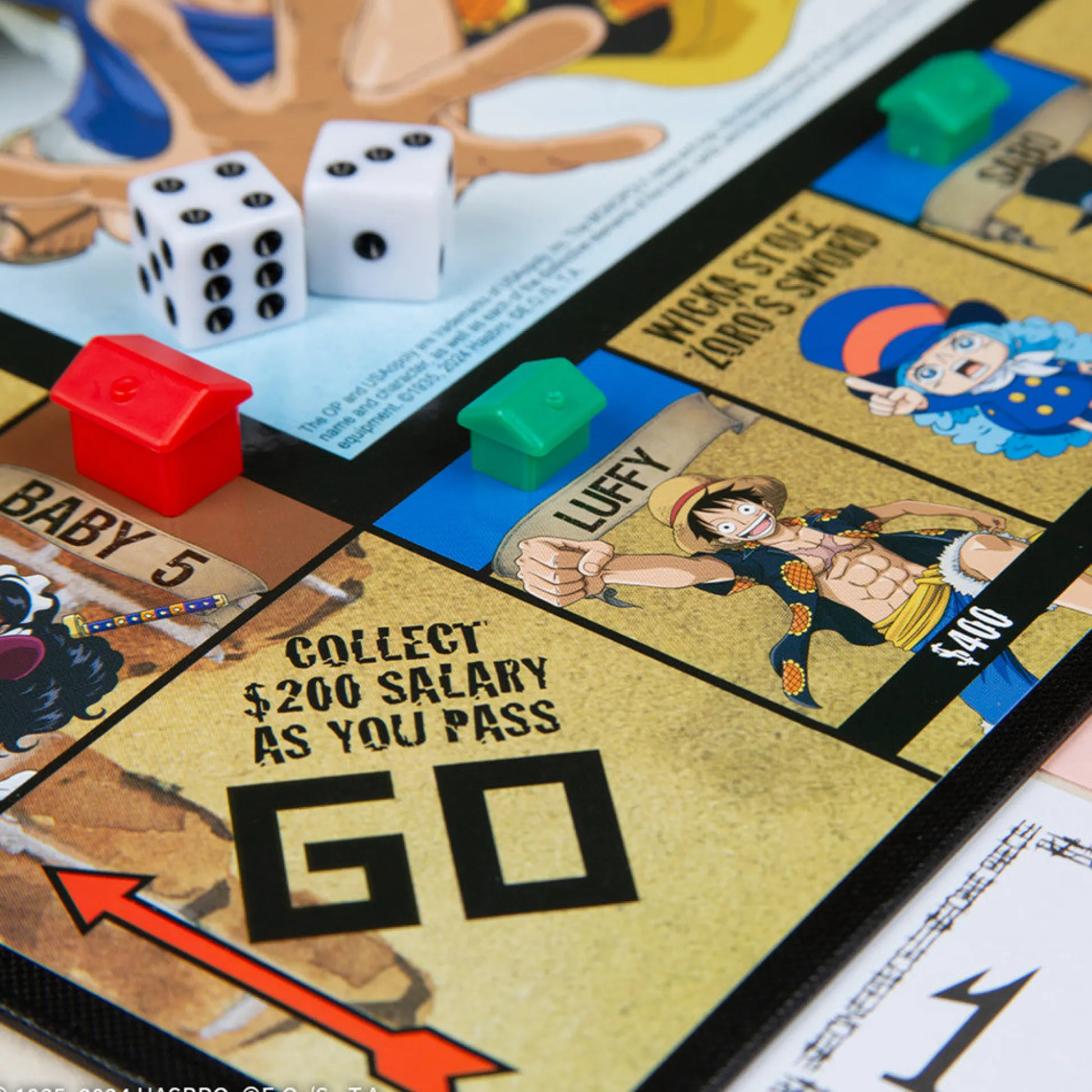 Flat River Group MONOPOLY One Piece Dressrosa Edition - Collectible Board Game, Ages 8+* Role-Playing Games|Board Games