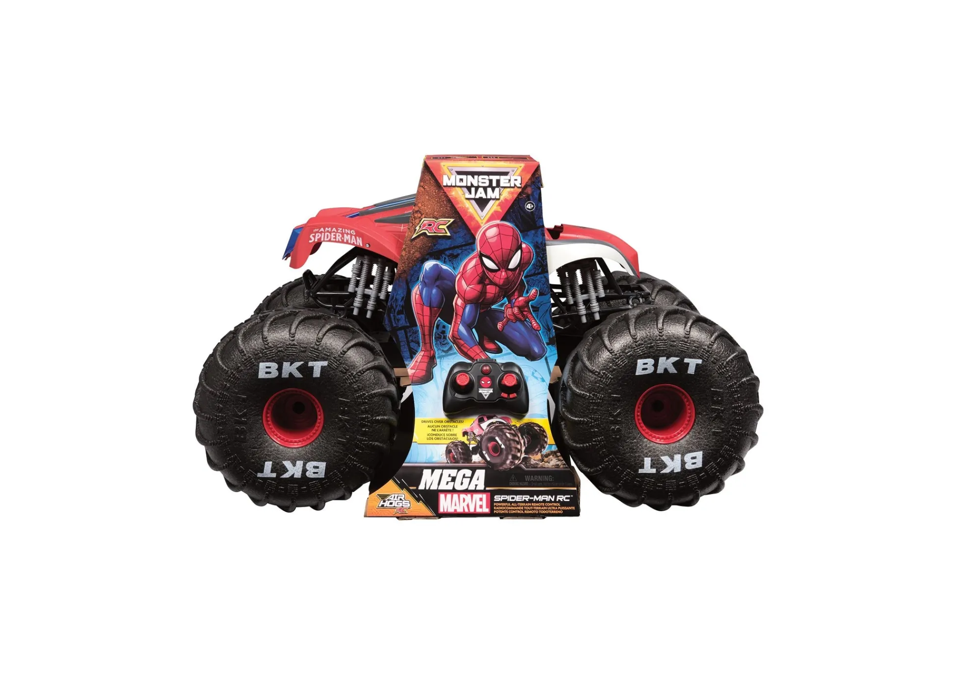 Macy's - Supplier Monster Jam Marvel Mega Spider-Man 1:6 Scale RC Monster Truck* Rc Cars & Flight|Marvel