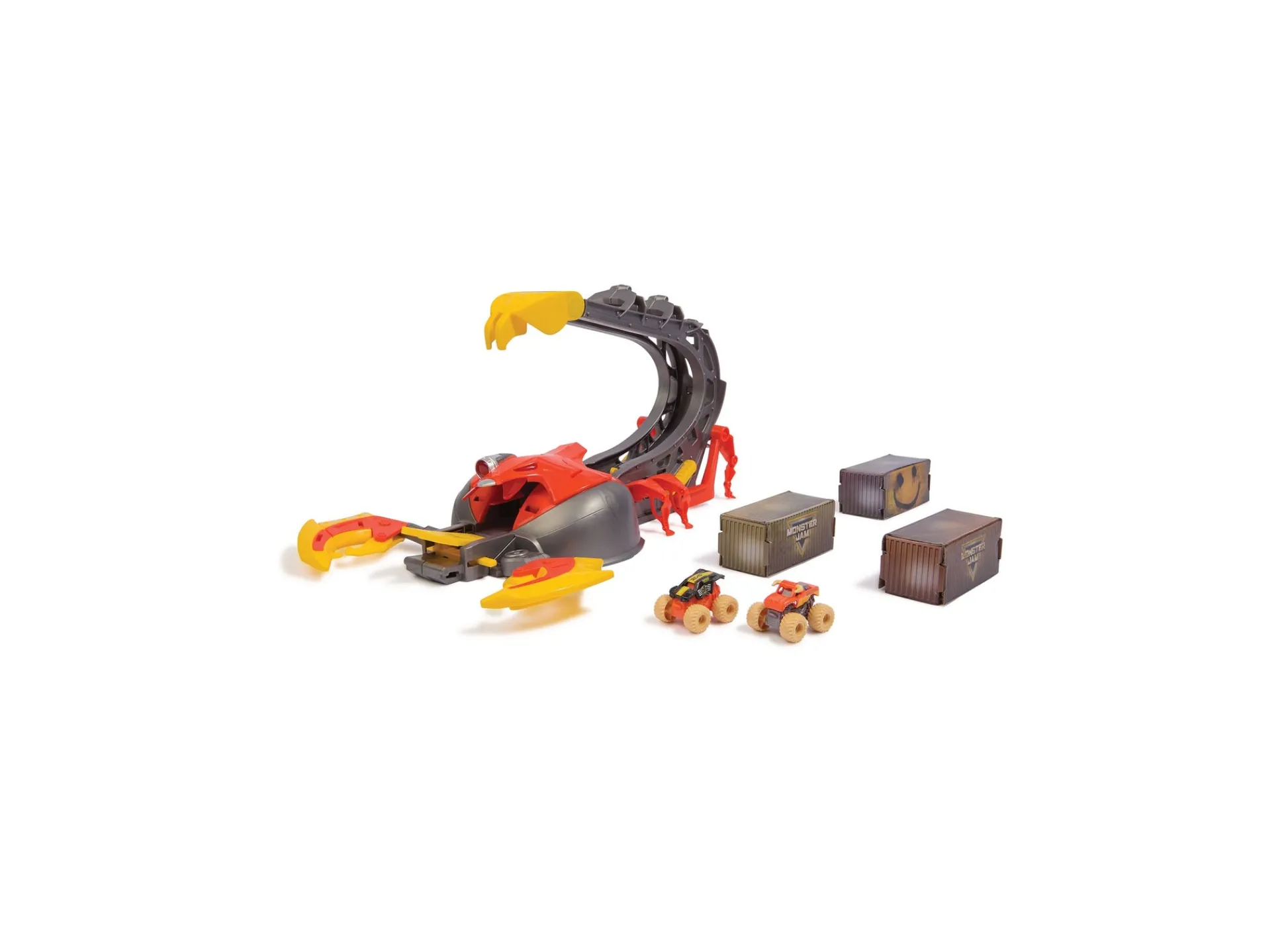 Macy's - Supplier Monster Jam Mini Scorpion Playset with El Toro Loco and Max-D Trucks* Playsets & Vehicles