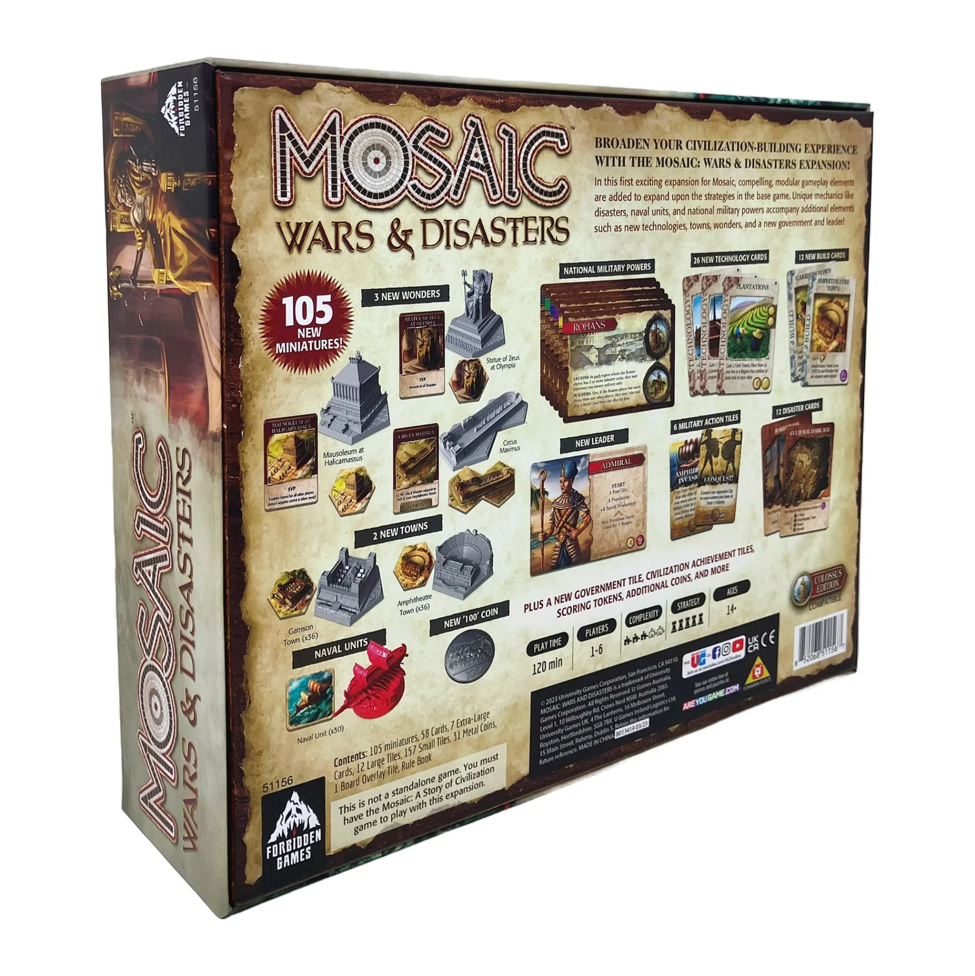 AreYouGame Mosaic: Wars & Disasters Expansion - Colossus Edition Strategy Game* Strategy Games