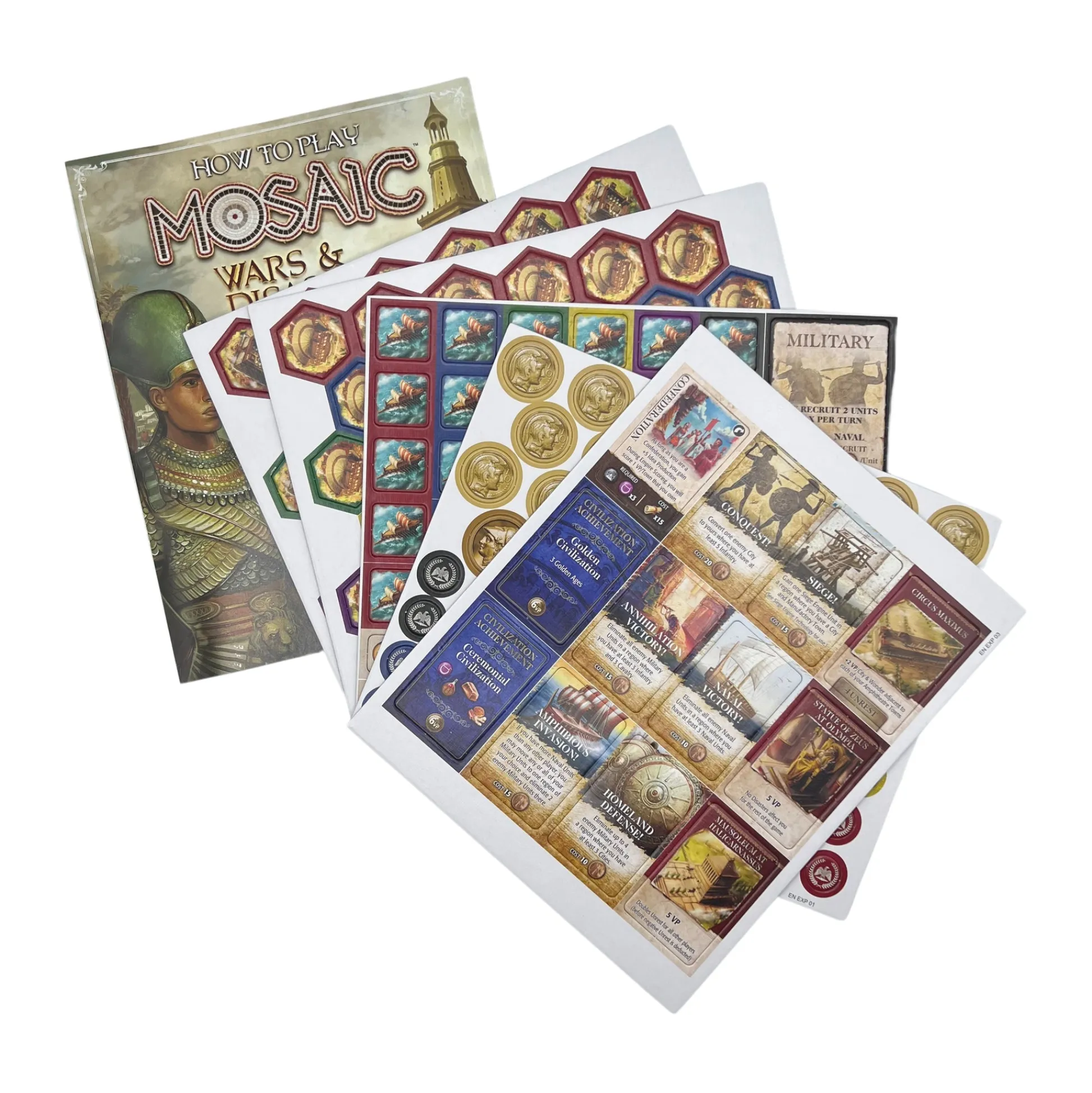 AreYouGame Mosaic: Wars & Disasters Expansion - Colossus Edition Strategy Game* Strategy Games
