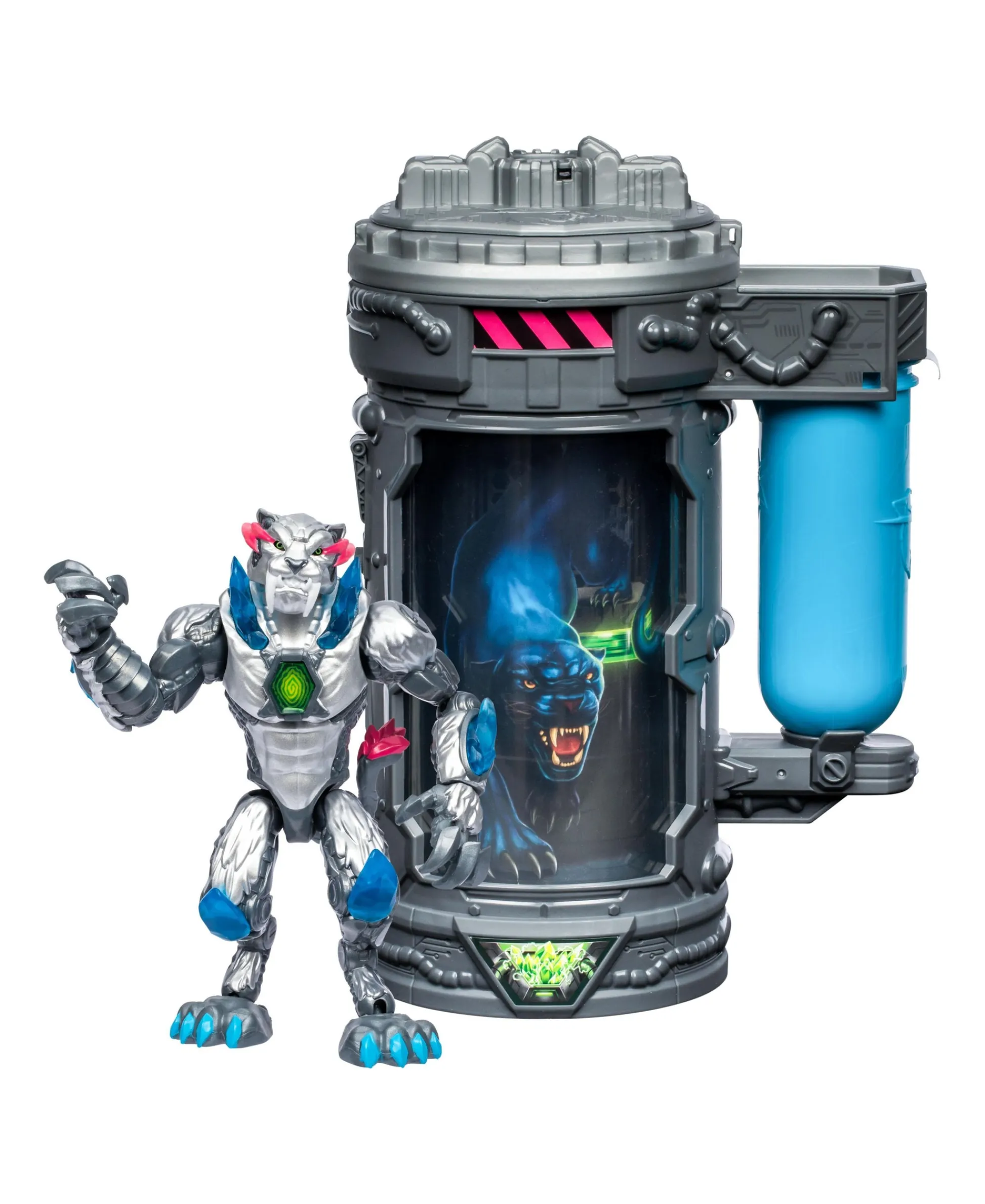 Macy's - Supplier MrBeast Lab Mutator Metallic Panther Articulated Figure* Collectible Figures & Playsets
