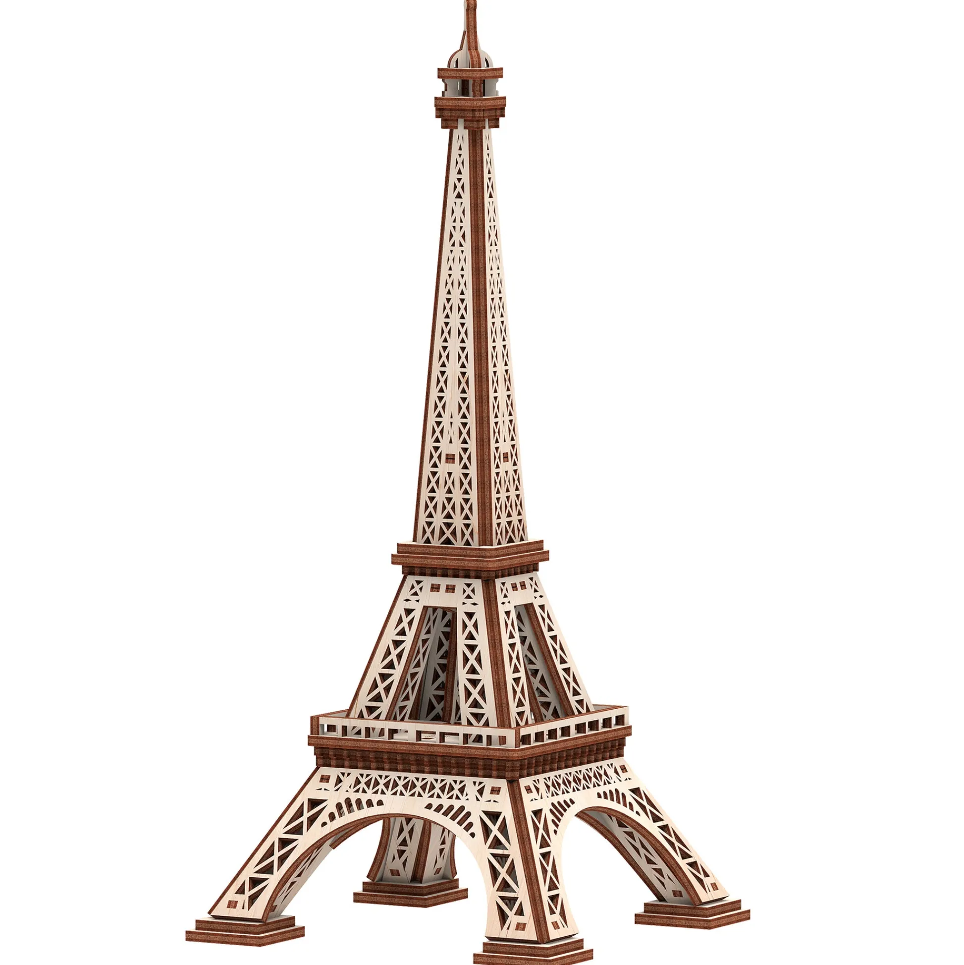 Educators Resource Mr.PLAYWOOD Eiffel Tower Wooden 3D Puzzle - Eco-Friendly STEM Building Kit* Puzzles