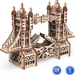 Educators Resource Mr.PLAYWOOD Tower Bridge S 3D Wooden STEM Puzzle* Puzzles