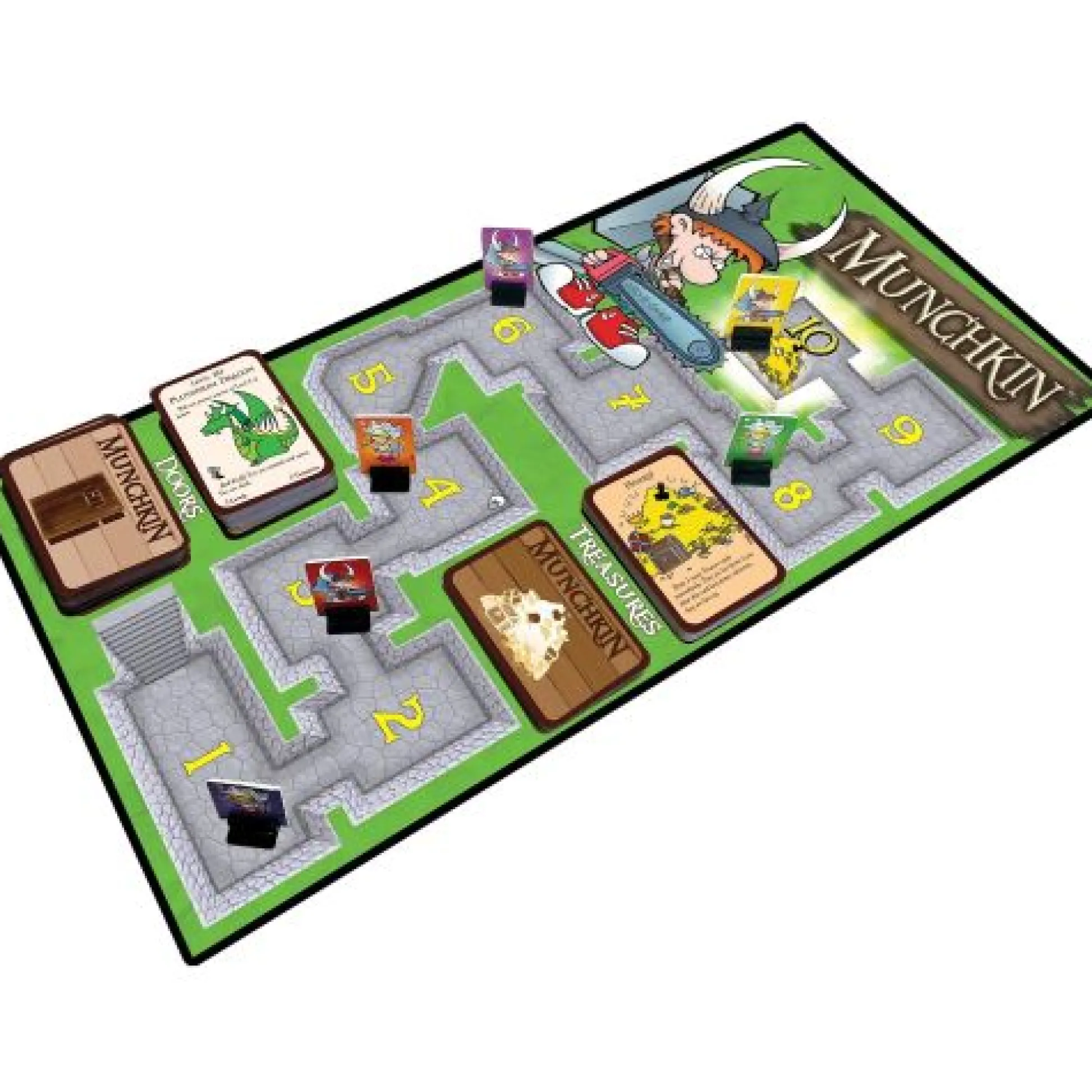 Calendar Holdings, LLC Munchkin Deluxe Edition Dungeon Adventure Board Game* Role-Playing Games|Board Games