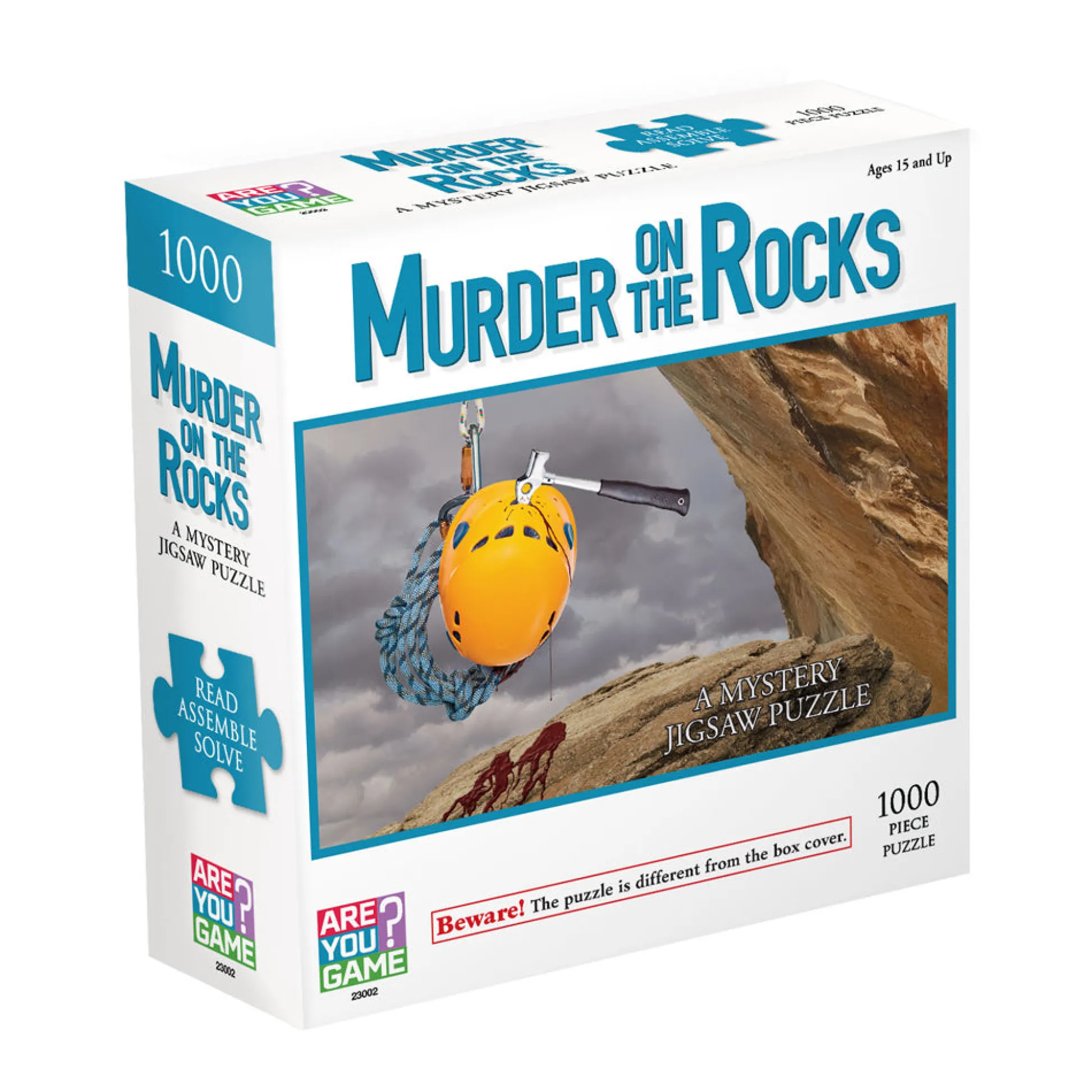 AreYouGame Murder on the Rocks 1000-Piece Mystery Jigsaw Puzzle* Puzzles