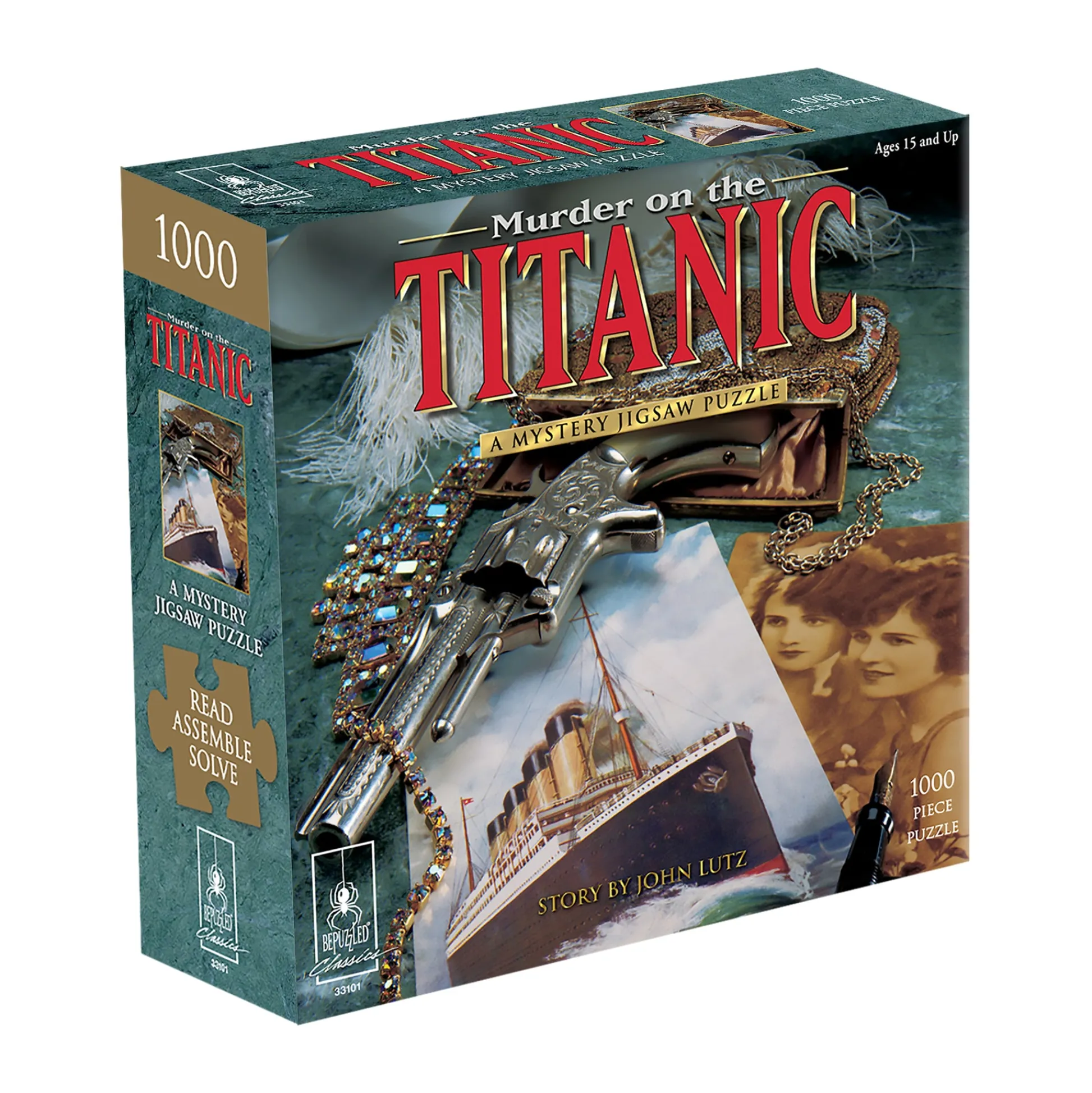 AreYouGame Murder on the Titanic Mystery Jigsaw Puzzle - 1000 pc* Puzzles