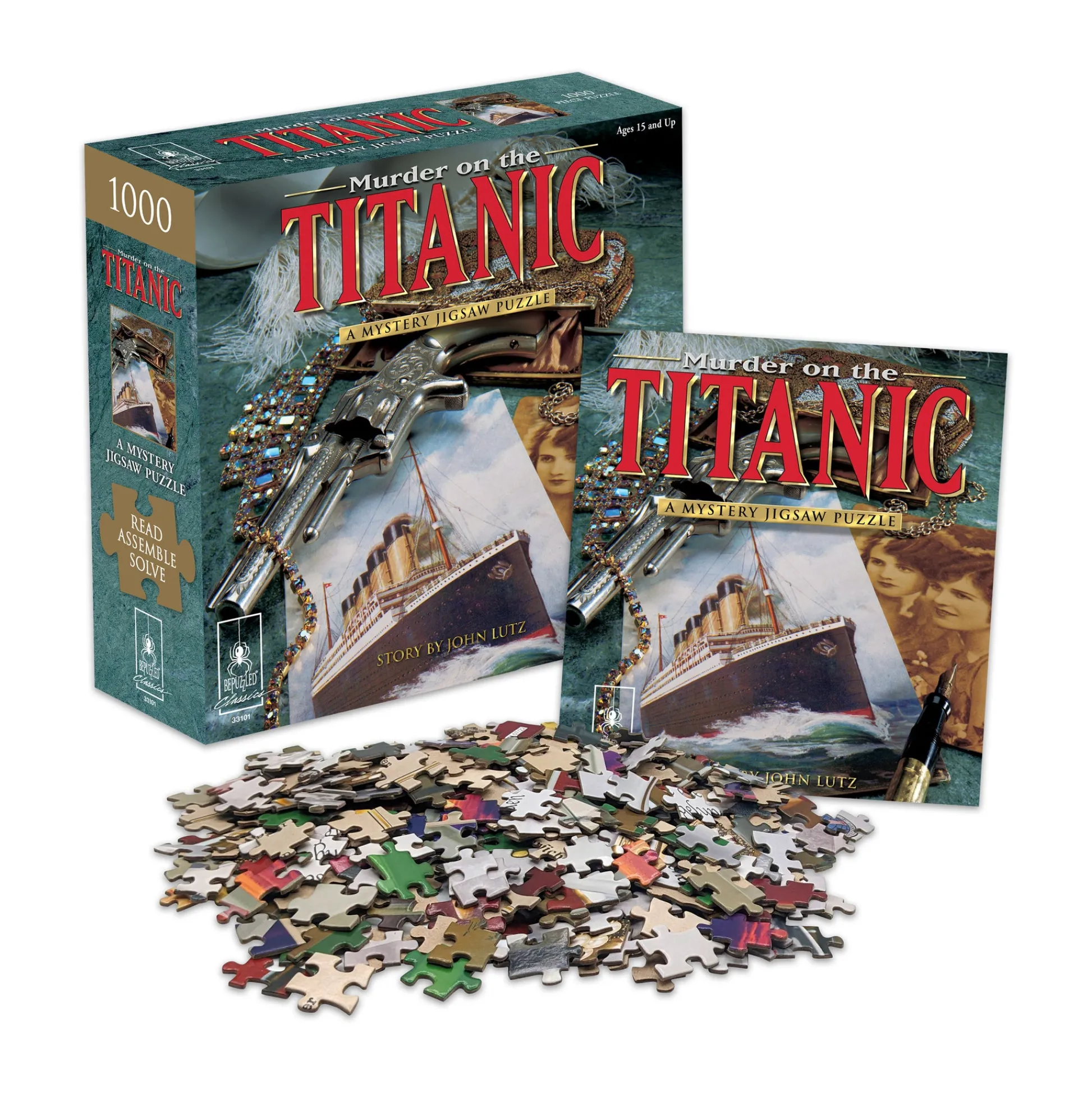 AreYouGame Murder on the Titanic Mystery Jigsaw Puzzle - 1000 pc* Puzzles