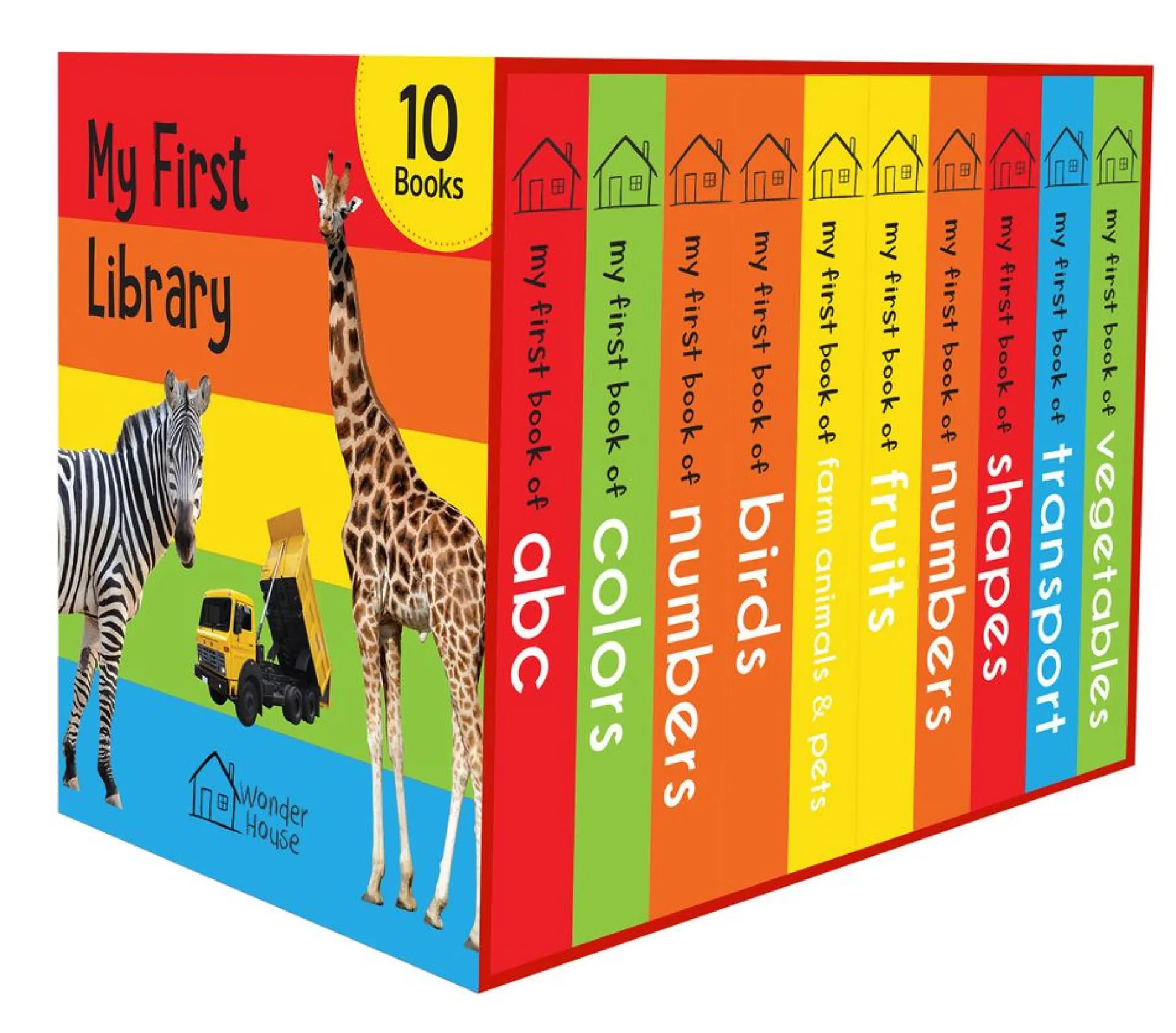 Readerlink Distribution Services My First Library 10-Book Learning Set*Kids Reading, Writing & Speech|Kids Books