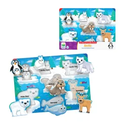 AreYouGame My First Lift & Learn Arctic Puzzle - 7 pc* Puzzles