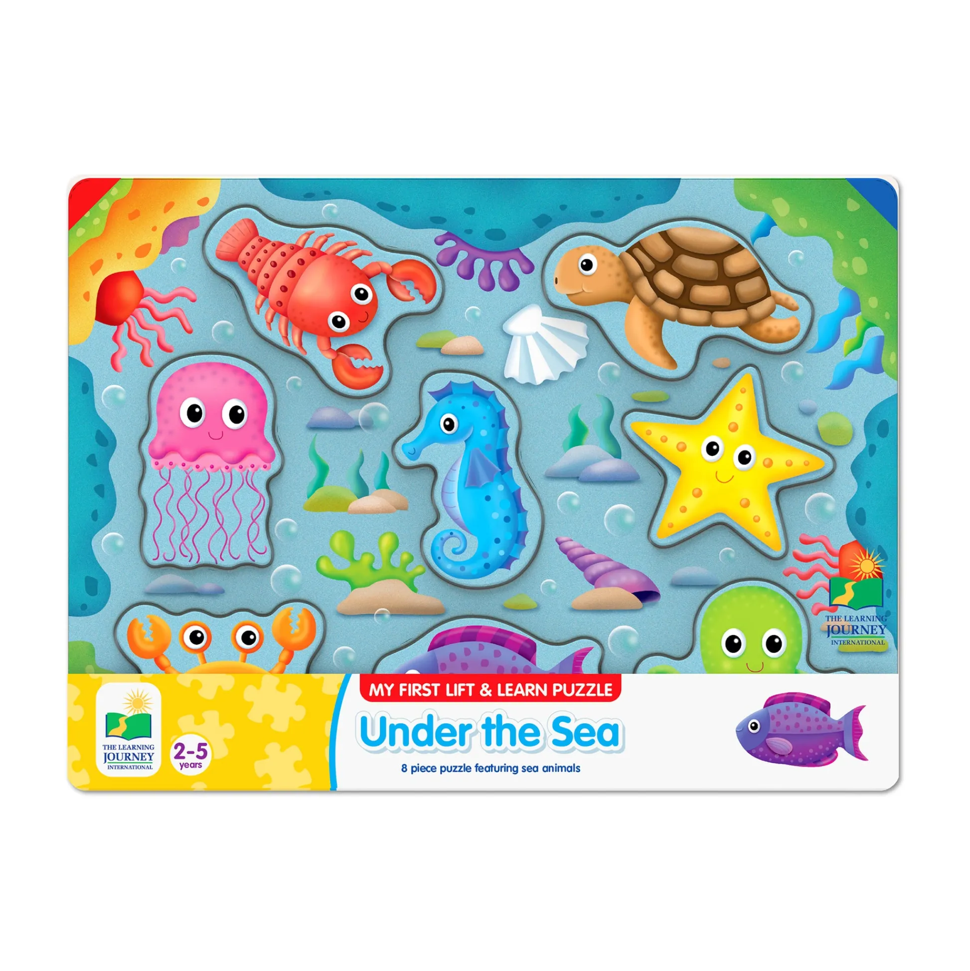 AreYouGame My First Lift & Learn Under the Sea Puzzle - 8 pcs* Puzzles