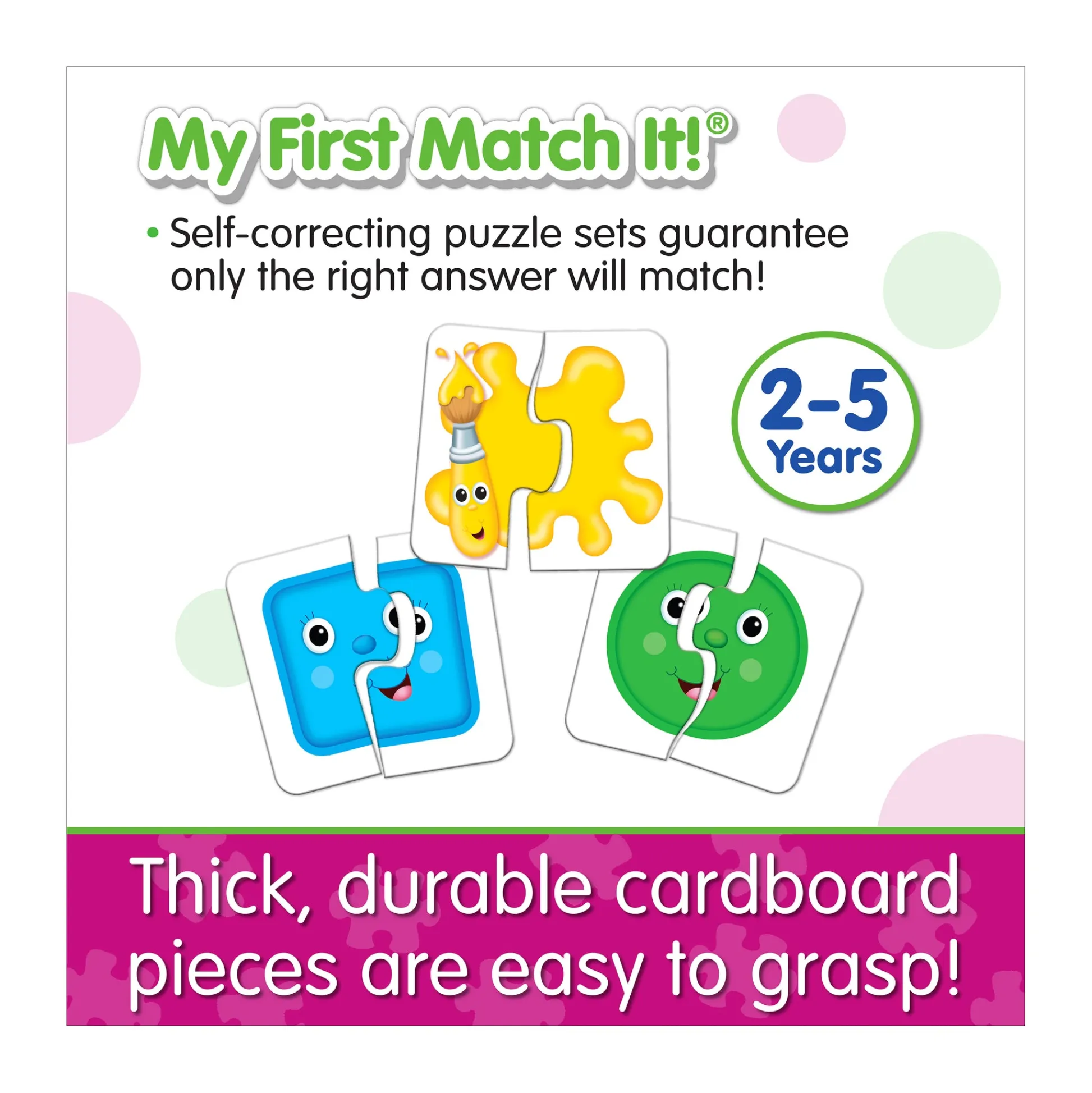 AreYouGame My First Match It! - Colors & Shapes - Puzzle Pairing Game for Toddlers* Toddler & Preschool Games & Puzzles|Puzzles