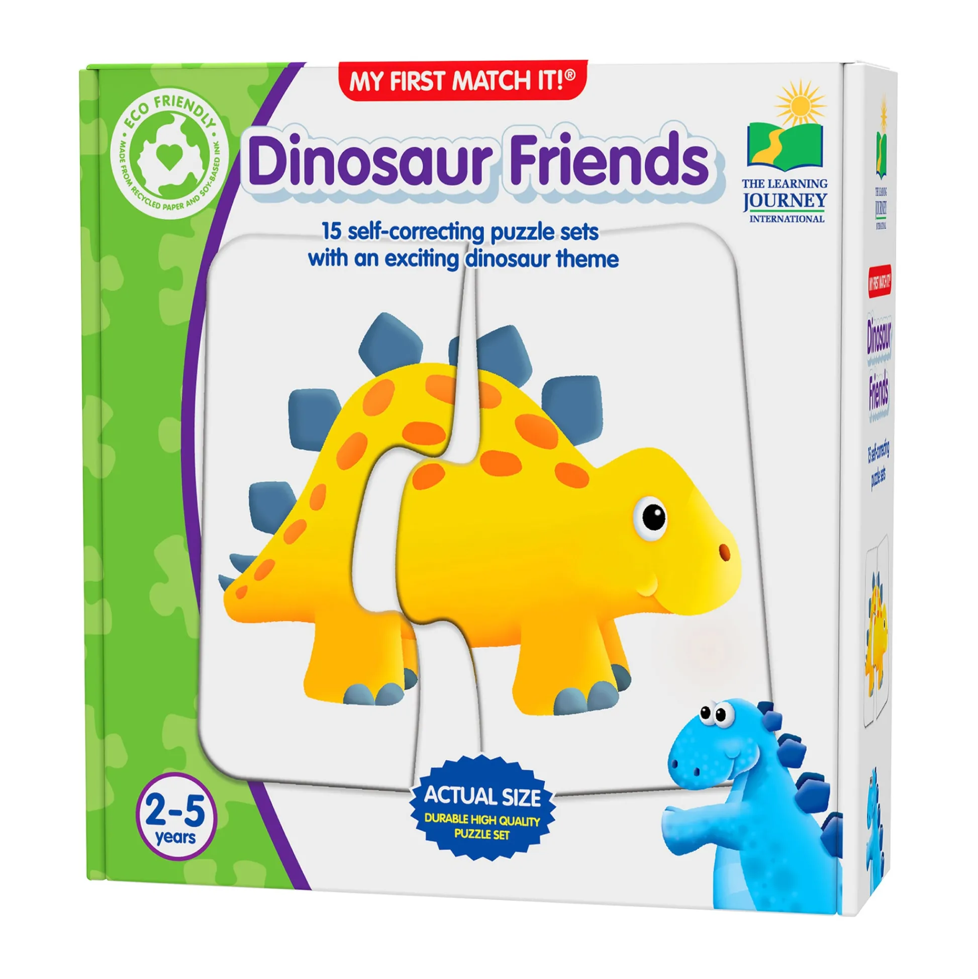 AreYouGame My First Match It! - Dinosaur Friends - Educational Puzzle Game* Toddler & Preschool Games & Puzzles|Puzzles