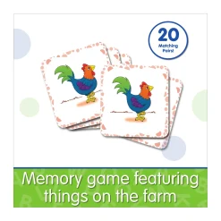 AreYouGame My First Match It! - Farm Memory - Toddler Educational Toy* Preschool Education Toys & Activities