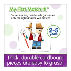 AreYouGame My First Match It! - On the Farm - Educational Puzzle Set* Puzzles