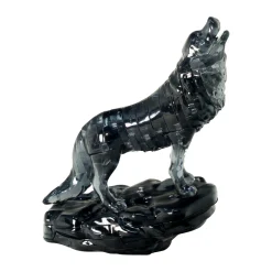 AreYouGame Mystic Black Wolf 3D Crystal Puzzle: 37 Pieces* Puzzles