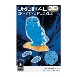 AreYouGame Mystical Blue Owl 3D Crystal Puzzle - 42 Piece Set* Puzzles