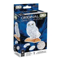 AreYouGame Mystical White Owl 3D Crystal Puzzle - 42 Piece Set* Puzzles