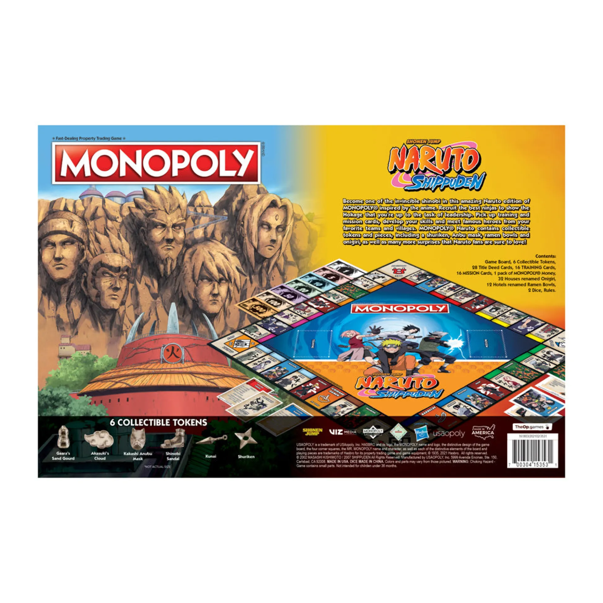 AreYouGame Naruto Shippuden Monopoly Board Game* Board Games|Role-Playing Games