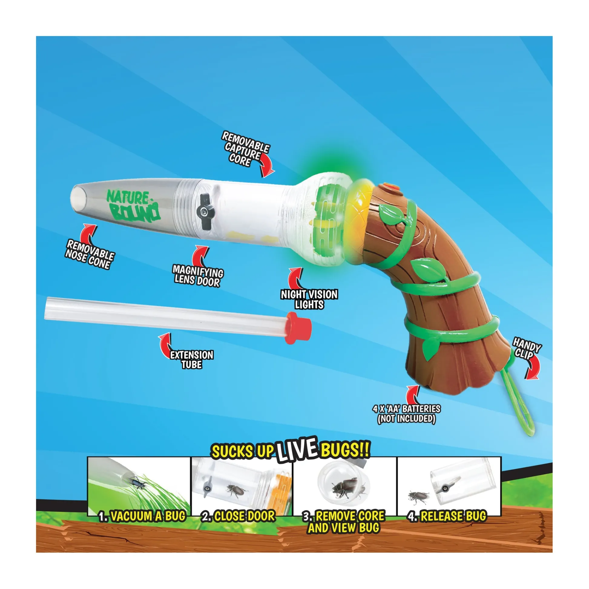 AreYouGame Nature Bound Bug Vacuum Explorer Kit* Science Toys