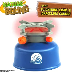 Flat River Group Nature Bound Camp Cookout Set with Light & Sound Burner for Kids, 15pc Set* Kitchens & Play Food|Dress Up