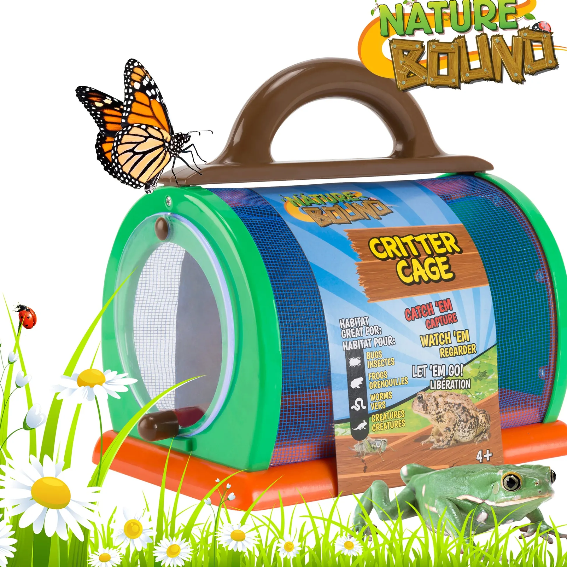 Flat River Group Nature Bound Critter Cage Bug Catcher & Habitat Kit for Kids 4+* Science Toys
