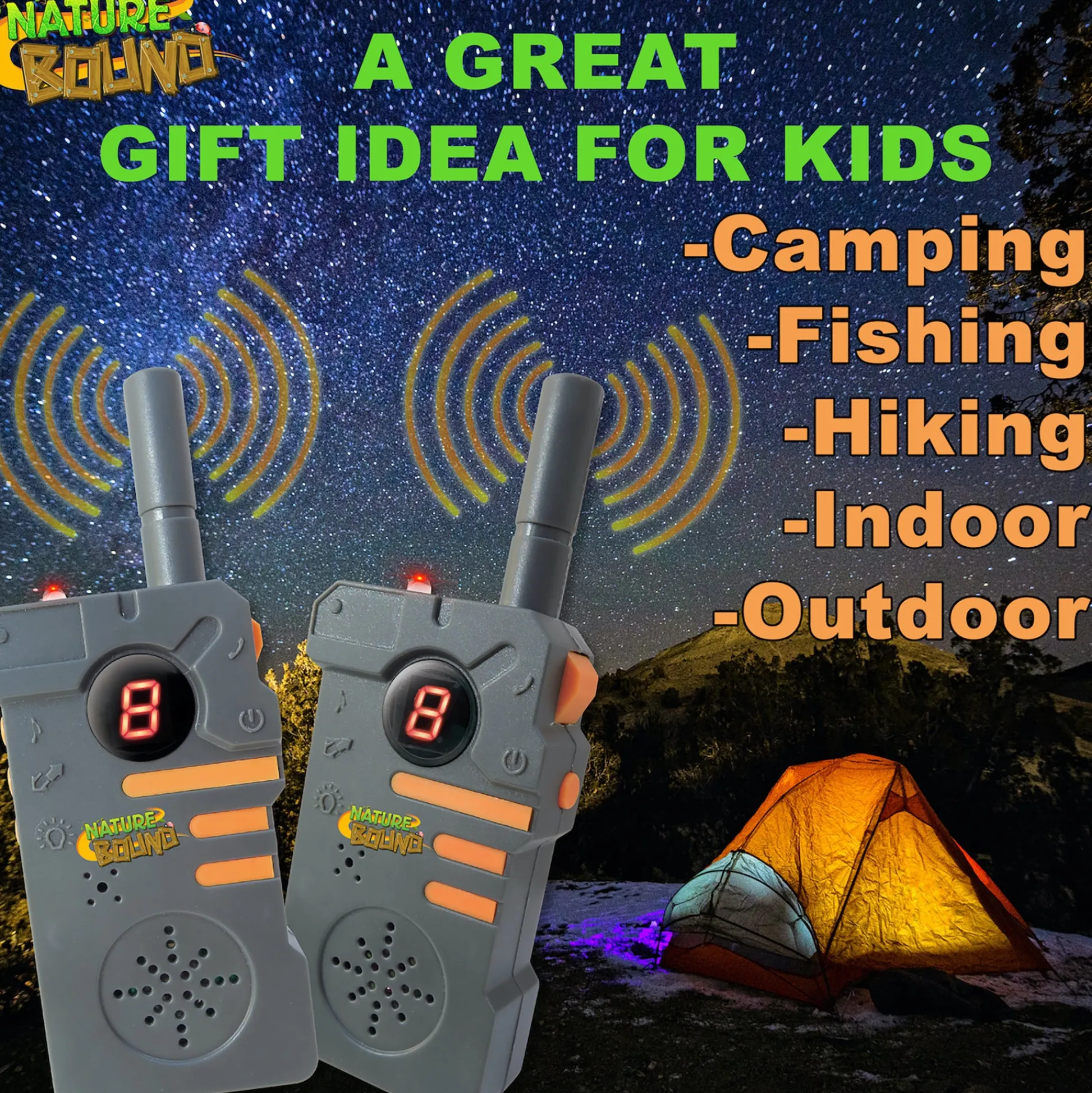 Flat River Group Nature Bound Walkie Talkies for Kids - Outdoor Adventure Set* Nerf & Toy Blasters|Nerf & Toy Blasters