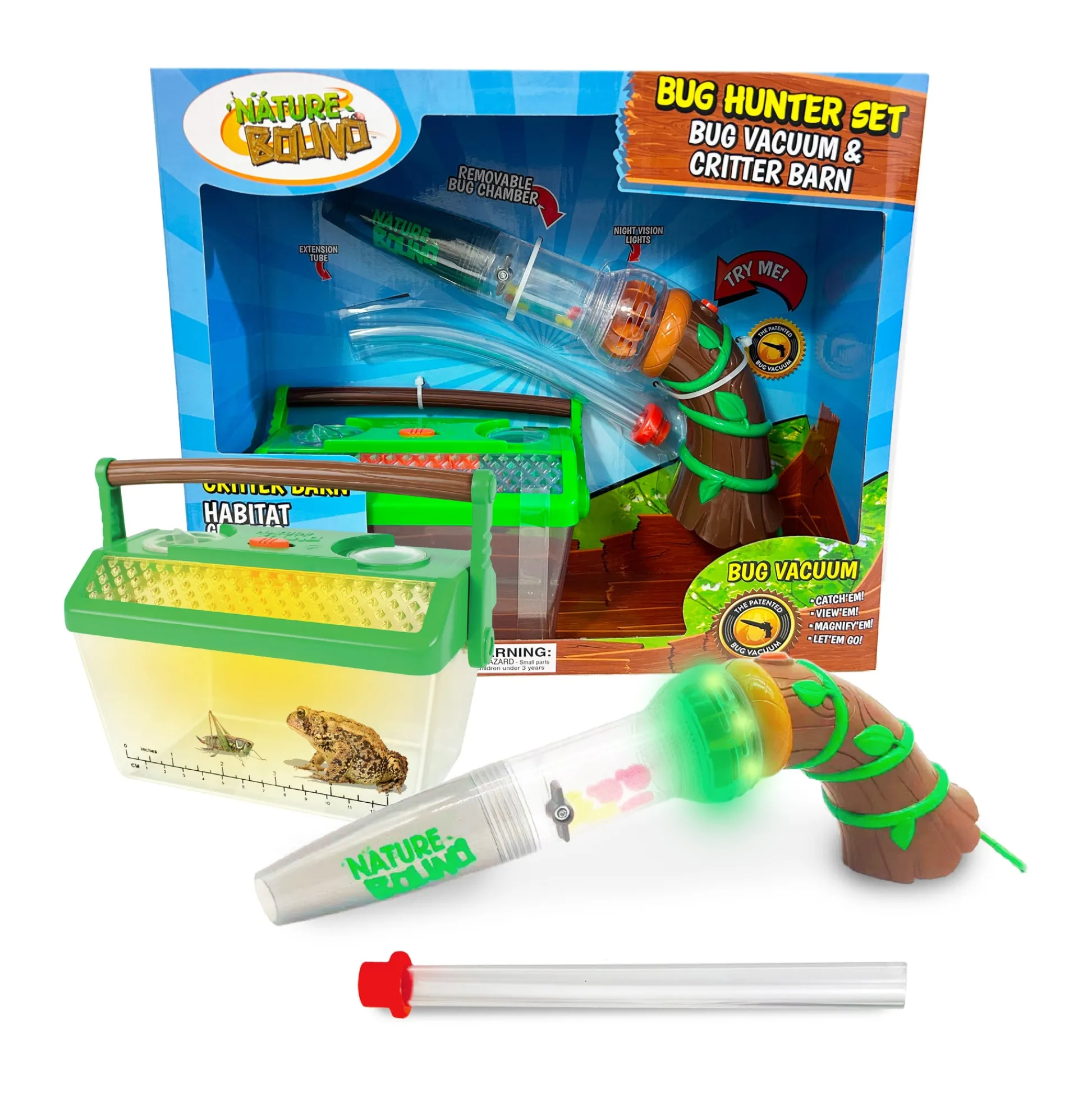 AreYouGame Nature Explorer’s Ultimate Bug Hunter Set: Bug Vacuum & Critler Barn* Science & Discovery