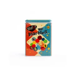 Flat River Group Neato! Classics 160 Marbles in a Tin Box by Toysmith - Retro Nostalgia Glass Shooter Game Set* Social & Emotional Skills