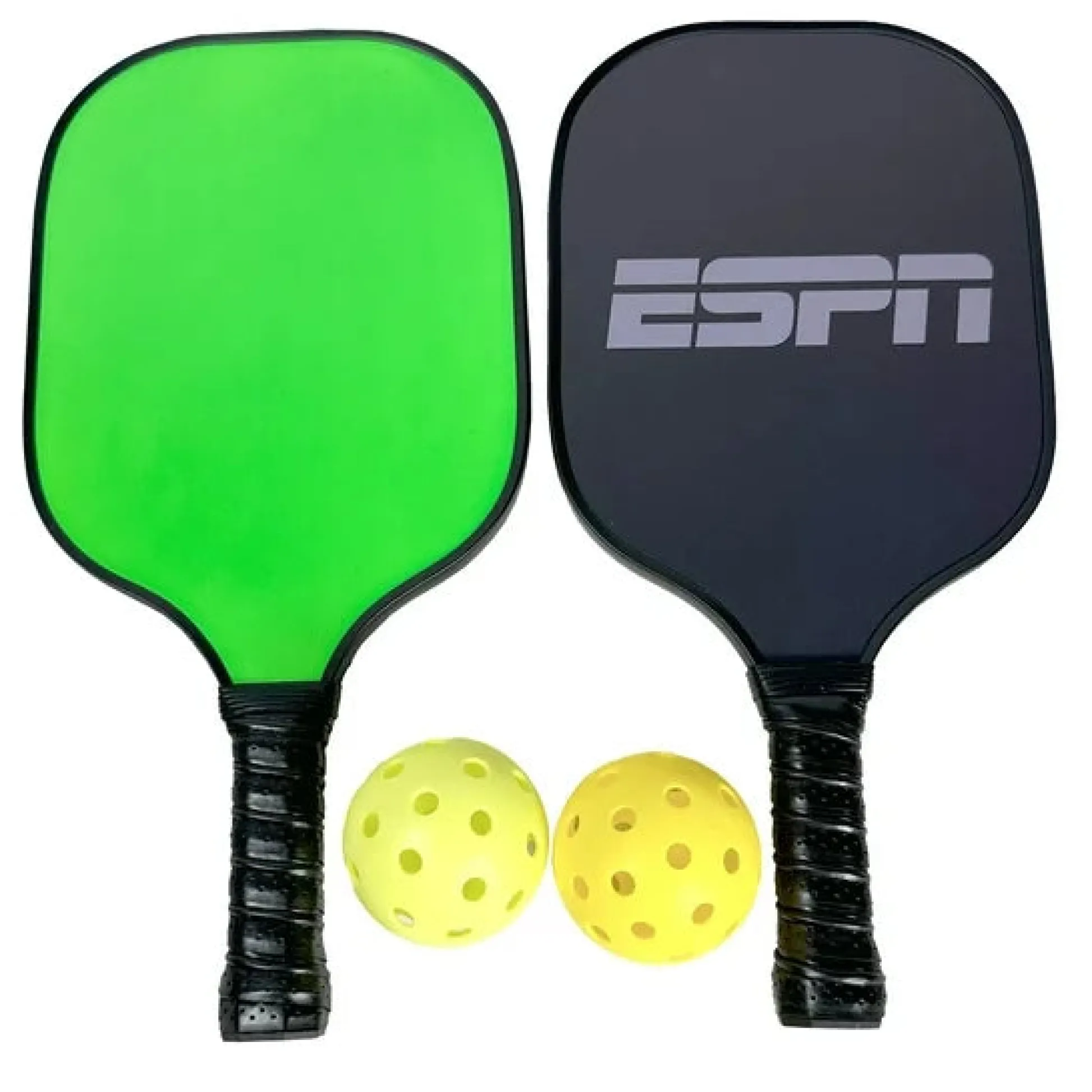 The Distribution Solutions Neon Pickleball Set – Flashy Fun with 2 Neon Paddles and Balls* Toy Sports
