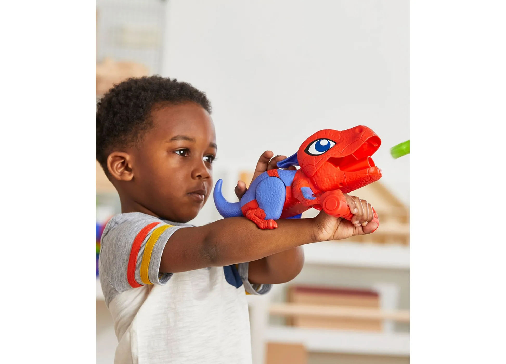 Macy's - Supplier NERF Spidey-Rex Web Launcher - Spidey and His Amazing Friends Dino-Webs* Nerf & Toy Blasters|Nerf & Toy Blasters