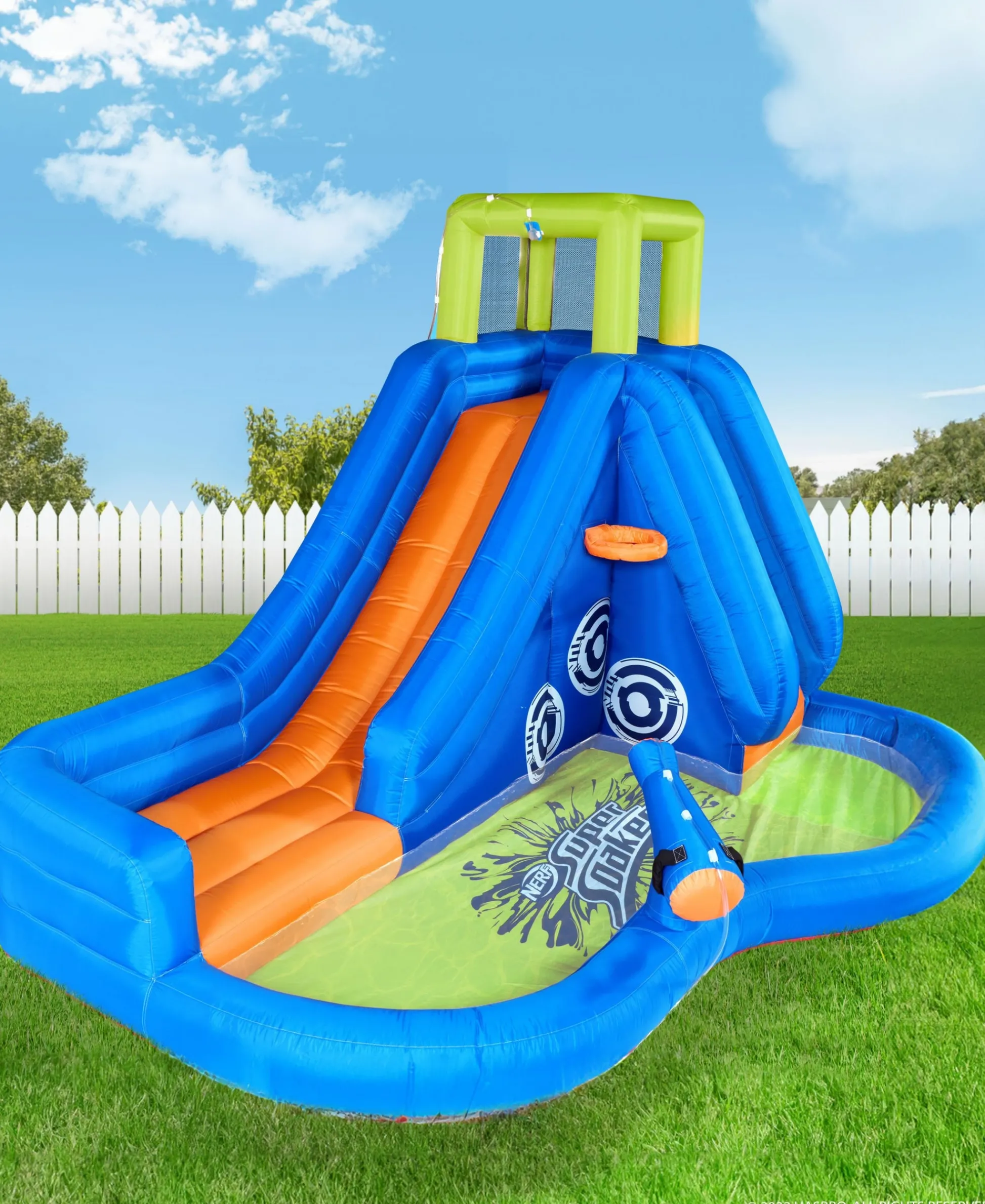 Macy's - Supplier NERF Super Soaker Mega Soaker Island - Inflatable Water Playset* Swimming Pools & Water Toys