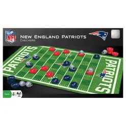 AreYouGame New England Patriots NFL Checkers Game Set by Masterpieces* Board Games|Role-Playing Games
