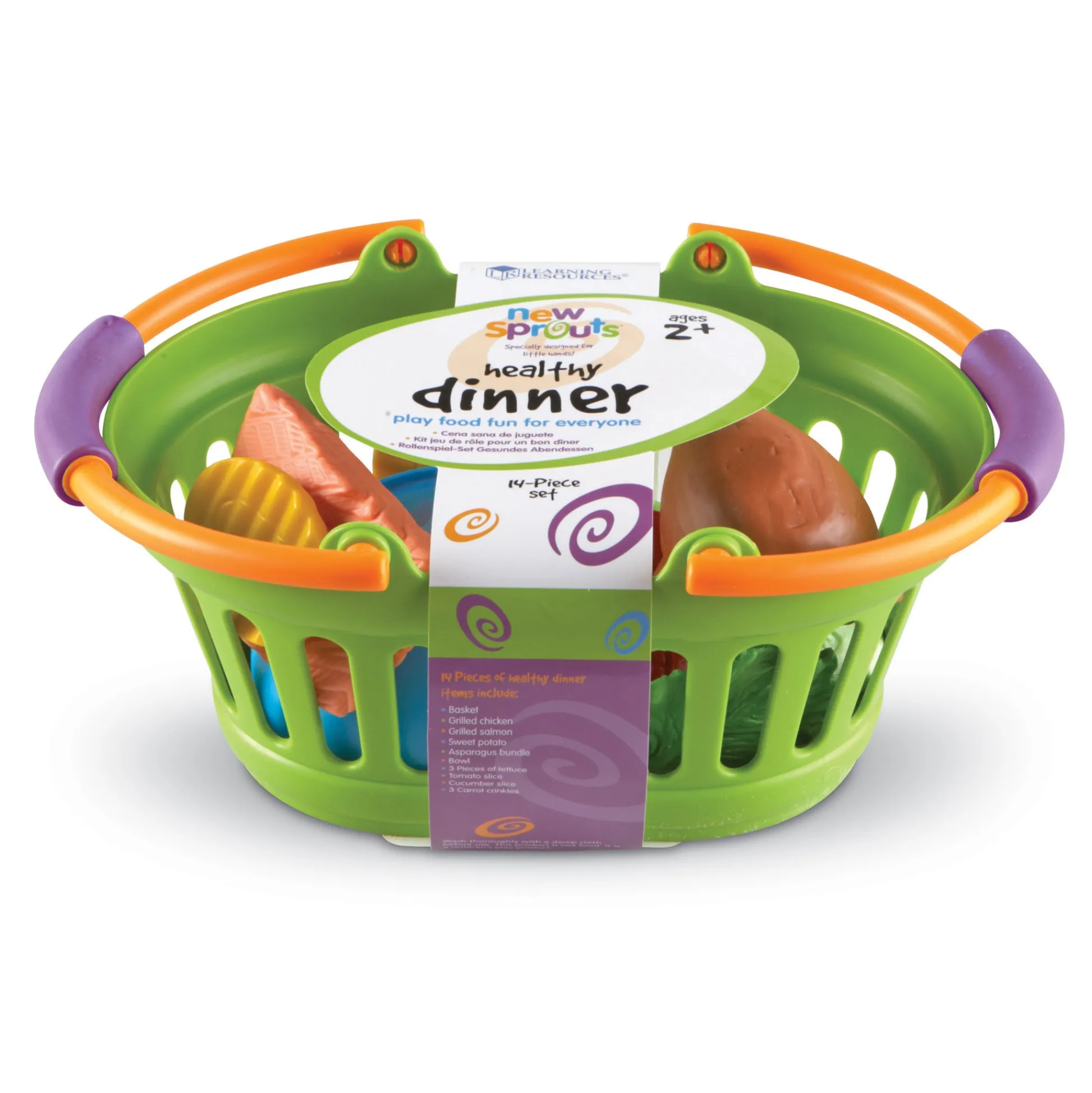 AreYouGame New Sprouts Healthy Dinner Toddler Playset* Kitchens & Play Food|Dress Up