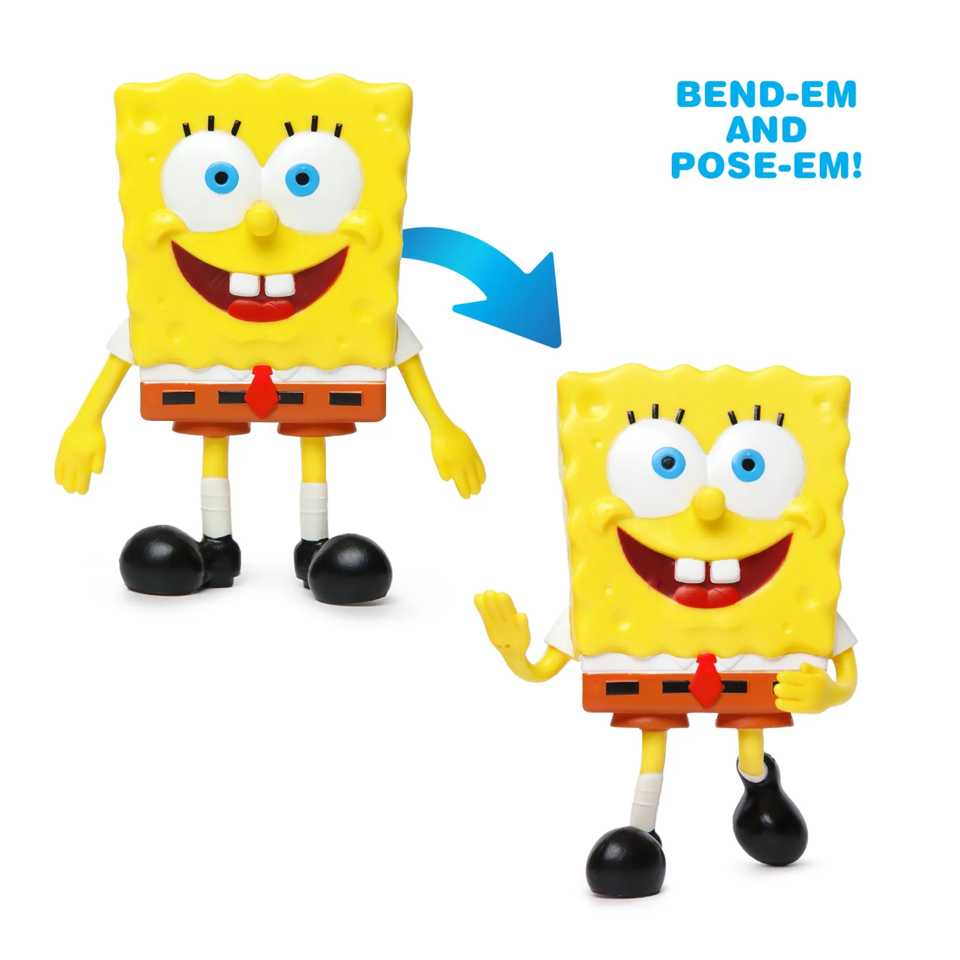 The Distribution Solutions Nickelodeon SpongeBob SquarePants Bendable Figure Toy* Action Figures