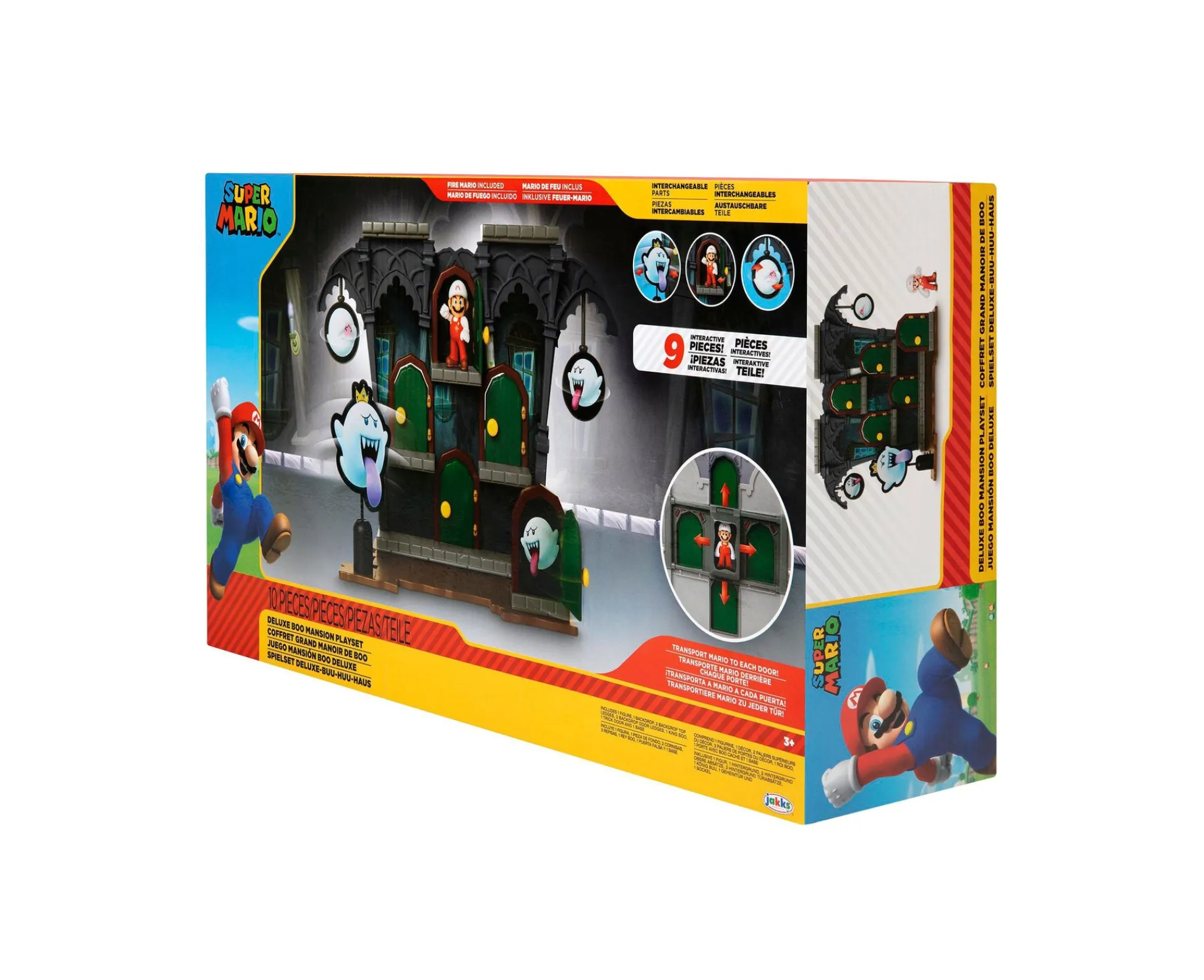 Macy's - Supplier Nintendo Deluxe Boo Mansion Playset with Fire Mario Figure* Playsets & Vehicles