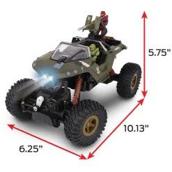 Flat River Group NKOK HALO Infinite RC UNSC Warthog 'Rock Hog' - Master Chief & Spartan - 2.4 GHz Remote Control Vehicle* Rc Cars & Flight