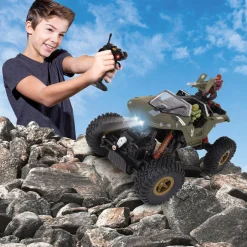Flat River Group NKOK HALO Infinite RC UNSC Warthog 'Rock Hog' - Master Chief & Spartan - 2.4 GHz Remote Control Vehicle* Rc Cars & Flight