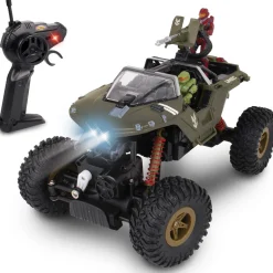 Flat River Group NKOK HALO Infinite RC UNSC Warthog 'Rock Hog' - Master Chief & Spartan - 2.4 GHz Remote Control Vehicle* Rc Cars & Flight