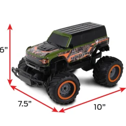 Flat River Group NKOK RealTree RTR RC High Performance Ford Bronco Raptor - Green-Orange-Camo* Rc Cars & Flight