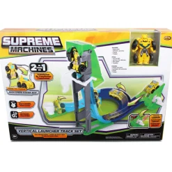 Flat River Group NKOK Supreme Machines Racer-Bot Vertical Launcher Track Set* Playsets & Vehicles