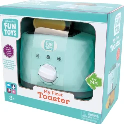 Flat River Group Nothing But Fun Toys My First Toaster - Teal* Kitchens & Play Food|Dress Up
