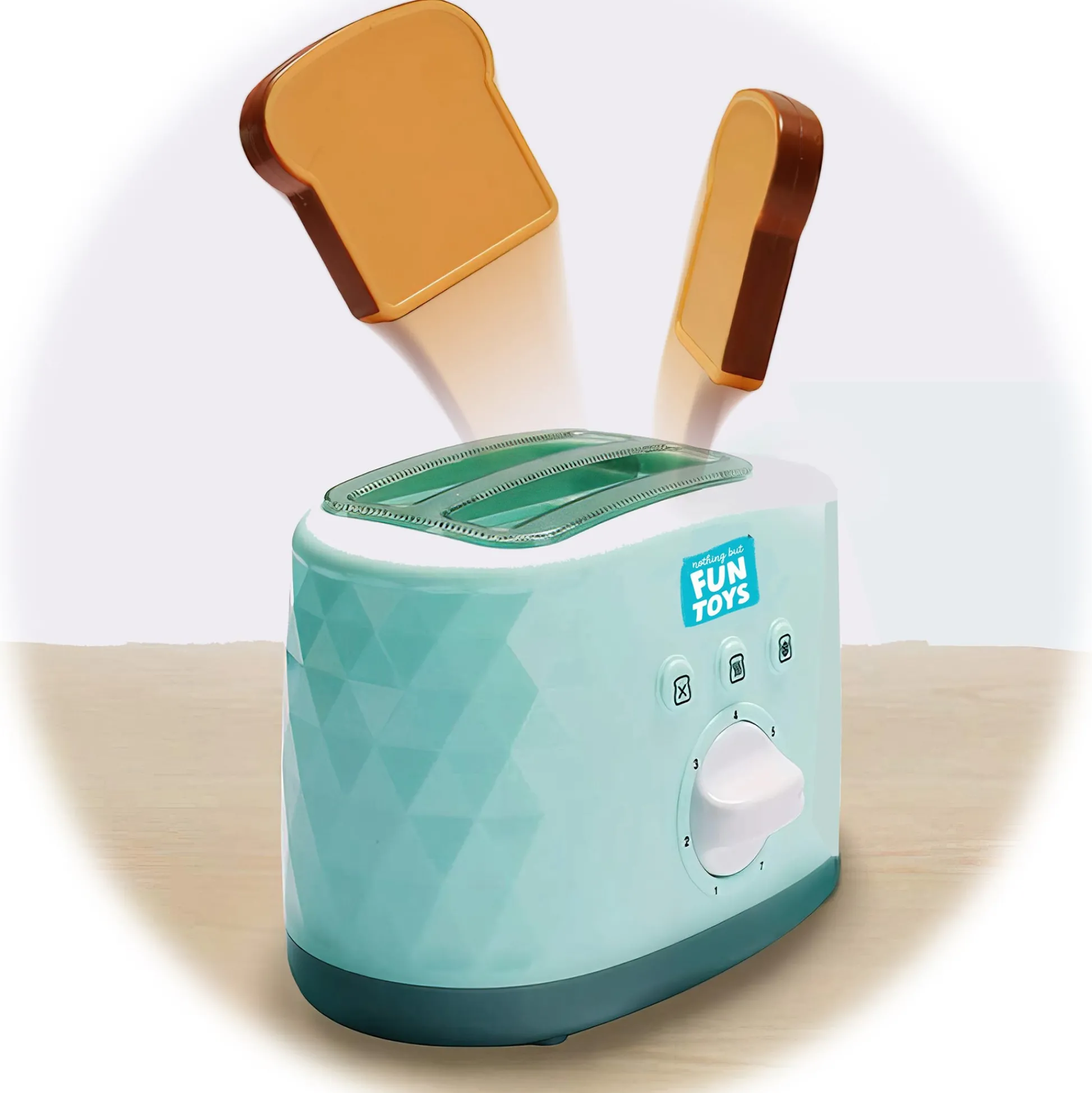 Flat River Group Nothing But Fun Toys My First Toaster - Teal* Kitchens & Play Food|Dress Up