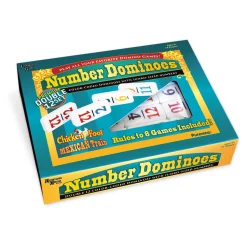 AreYouGame Number Dominoes Premium Double 12 Set with Color-Coded Tiles* Dominoes & Tiles Games