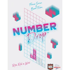 Flat River Group Number Drop Retro Edition Roll & Write Strategy Game* Dice, Roll & Write Games