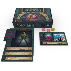 Flat River Group One Deck Dungeon Cooperative Dice Game for 1-2 Players* Board Games|Role-Playing Games
